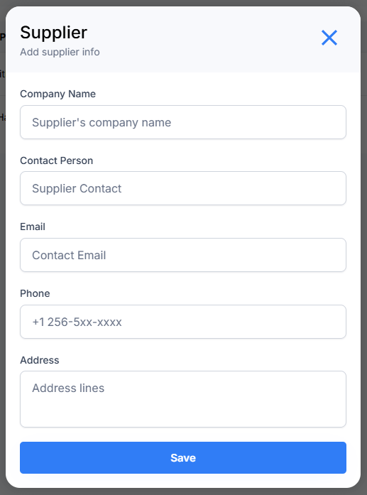 DashPO-Online-Purchase-Order-Generator-SS1-Add-Supplier